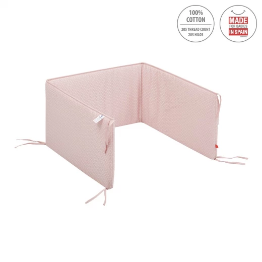 Cambrass - Set 2 Pcs.bedspread W/s Cot 60 Be Moon Pink 60x120x3 cm - كامبراس - Image 2