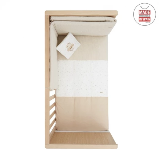 Cambrass - Set 2 Pcs.bedspread W/s Cot 60 Sky Beige 60x120x3 cm - كامبراس - Image 2