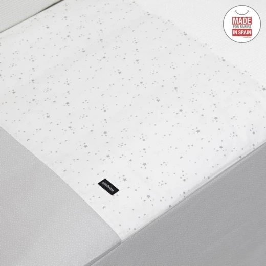 Cambrass - Set 2 Pcs.bedspread W/s Cot 60 Sky Grey 60x120x3 cm - Cambrass - Image 5