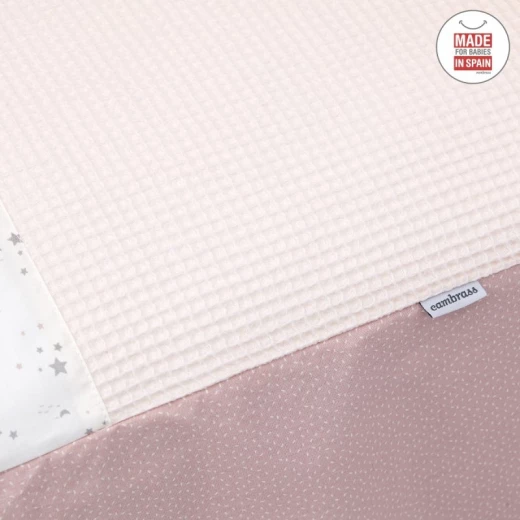 Cambrass - Set 2 Pcs.bedspread W/s Cot 60 Sky Pink 60x120x3 cm - كامبراس - Image 5