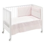 Cambrass - Set Bedspread+bumper 60x120 cm Star Pink - كامبراس