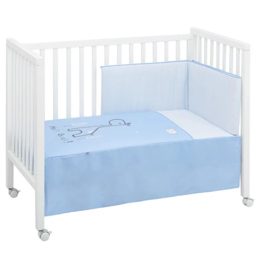 Cambrass - Set 2 Pcs.bedspread W/s Cot 70 Be Giraffe Blue 70x140x3 cm Cambrass - Set 2 Pcs.bedspread W/s Cot 70 Be Giraffe Blue 70x140x3 cm