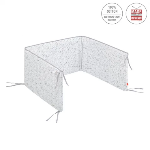 Cambrass - Set 2 Pcs.bedspread W/s Cot 70 Be Lion Grey 70x140x3 cm - كامبراس - Image 3