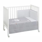 Cambrass - Set 2 Pcs.bedspread W/s Cot 70 Be Lion Grey 70x140x3 cm - كامبراس