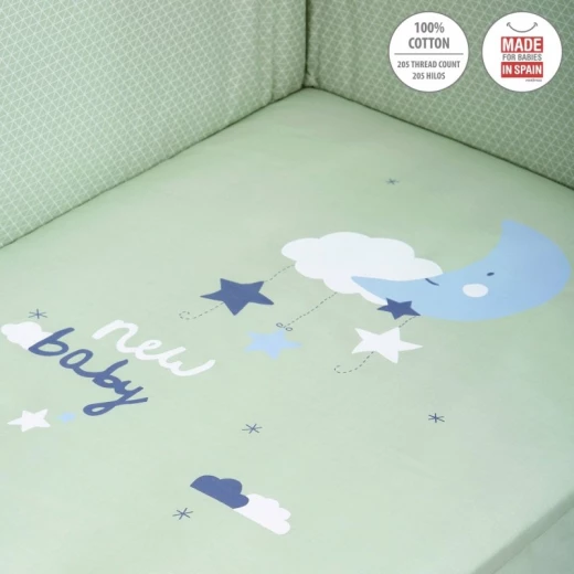 Cambrass - Set 2 Pcs.bedspread W/s Cot 70 Be Moon Green 70x140x3 cm - كامبراس - Image 5