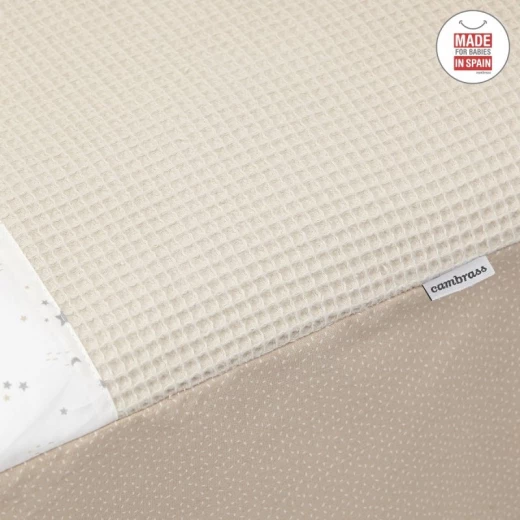 Cambrass - Set 2 Pcs.bedspread W/s Cot 70 Sky Beige 70x140x3 cm - كامبراس - Image 4
