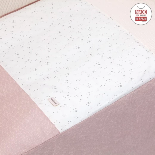 Cambrass - Set 2 Pcs.bedspread W/s Cot 70 Sky Pink 70x140x3 cm - كامبراس - Image 5