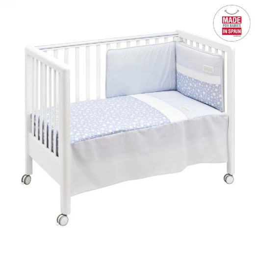Cambrass - Set 2 Pcs.bedspread W/s Cot 70 Star Blue 70x140x3 cm - Cambrass - Image 3