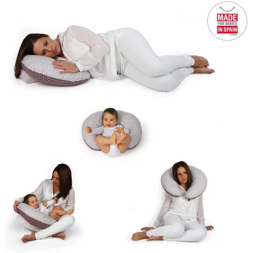 Cambrass Small Nursing Pillow, 53 x 45 x 10 cm, Pic Blue - كامبراس - Image 2