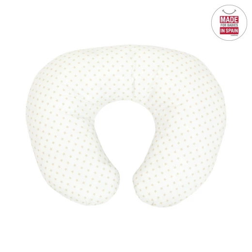 Cambrass - Small Nursing Pillow 53x45x10 cm Star Beige - كامبراس - Image 2