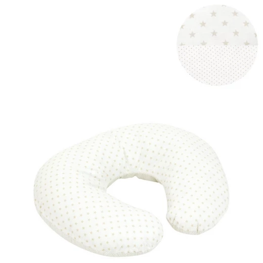 Cambrass - Small Nursing Pillow 53x45x10 cm Star Beige Cambrass - Small Nursing Pillow 53x45x10 cm Star Beige