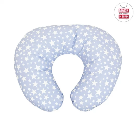 Cambrass - Small Nursing Pillow 53x45x10 cm Star Blue - كامبراس - Image 3
