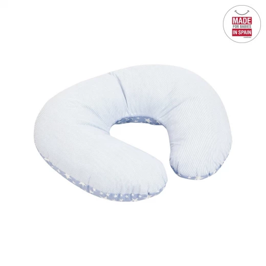 Cambrass - Small Nursing Pillow 53x45x10 cm Star Blue - كامبراس - Image 5