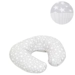 Cambrass - Small Nursing Pillow 53x45x10 cm Star Grey - كامبراس