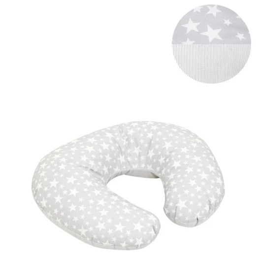 Cambrass - Small Nursing Pillow 53x45x10 cm Star Grey Cambrass - Small Nursing Pillow 53x45x10 cm Star Grey