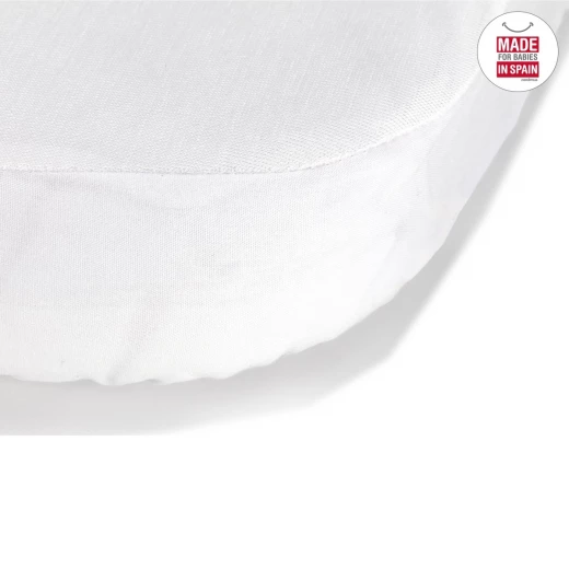 Cambrass - Tencel Fitted Waterproof Sheet 70x140x1 cm White - Cambrass - Image 3