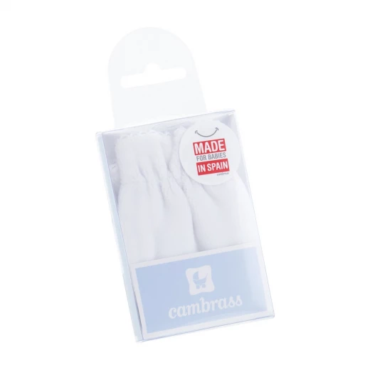 Cambrass  - Velvet Mittens Liso White - كامبراس - Image 2