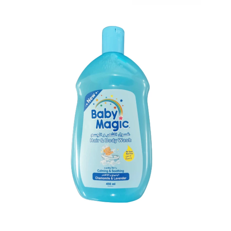Baby Magic  Lavender & Chamomile Hair and Body Wash 450 ml - Baby Magic