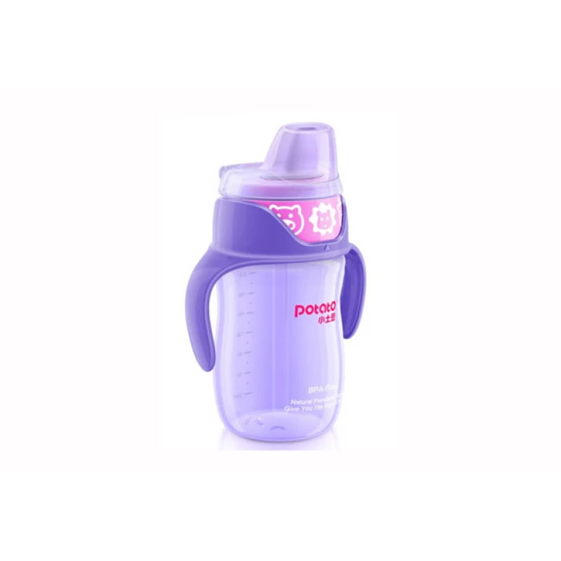 Potato Natural Peristaltic Nipple (+12) Purple - بوتاتو