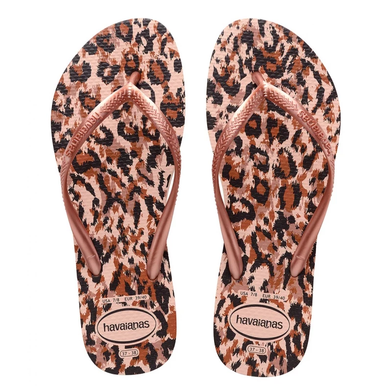 Havaianas Flipflops Slim Animals Ballet Rose, Size 39/40 - هافياناس