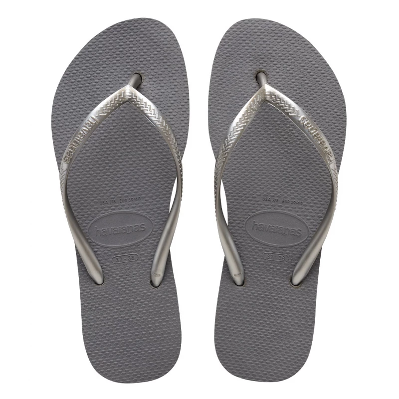 Havaianas Slim Flatform Steel Grey, Size 37/38 - هافياناس
