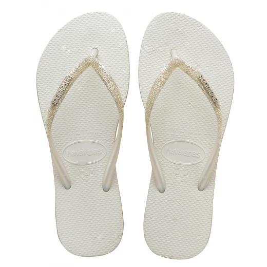 Hawaiian Slim Sparkle White, Size 37/38 Hawaiian Slim Sparkle White, Size 37/38