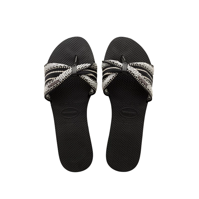 Havaianas You Saint Tropez Fita - Black, Size 37/38 - هافياناس