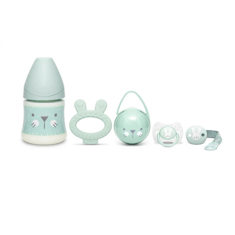 Suavinex Premium Newborn Set, Mint - سوافينكس