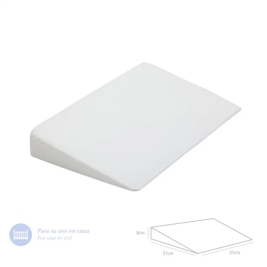 Cambrass - Comfort Cot Pillow 55x37x8.5 cm Liso E White Cambrass - Comfort Cot Pillow 55x37x8.5 cm Liso E White