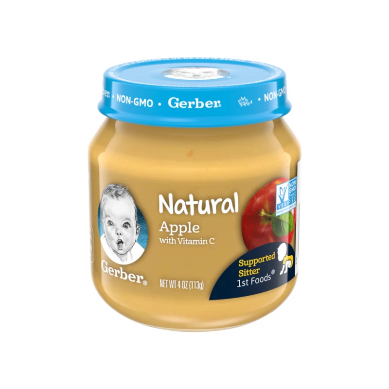 GERBER Natural Apple With Vitamins - جيربر