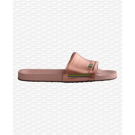 Havaianas Slide Brasil Rose/Gloden Blush Size 39-40 - هافياناس - Image 2