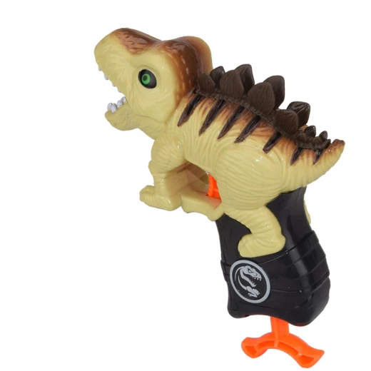 Blaze Storm Manual Soft Bullet Gun with 5 pcs Darts, Yellow Dinosaur - بليز ستورم - Image 6