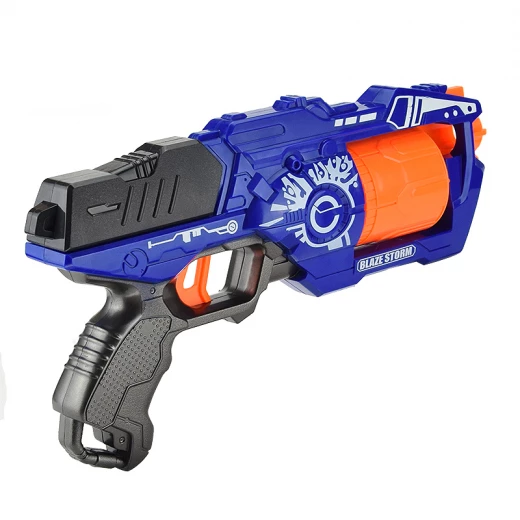 Blaze Storm Plastic Indoor Shooting Toy, Soft Bullet Dart Gun - بليز ستورم - Image 6