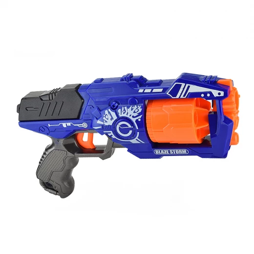 Blaze Storm Plastic Indoor Shooting Toy, Soft Bullet Dart Gun - بليز ستورم - Image 3