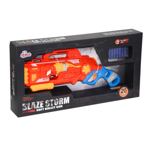 Blaze Storm Manual Mega Soft Bullet Gun - بليز ستورم - Image 2