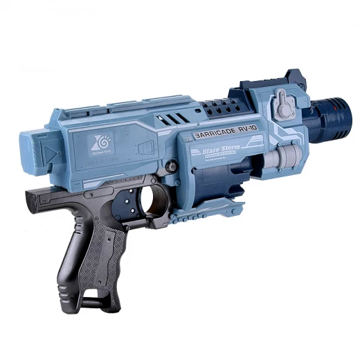 Blaze Storm Battery Operated Shooting Game Gun Toy Soft Foam Bullet Gun
