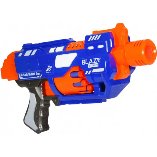 Blaze Storm Battery Operated Soft Dart Gun with 10 pcs Soft Dart and 10 pcs Suction Cup Dart Blaze Storm Battery Operated Soft Dart Gun with 10 pcs Soft Dart and 10 pcs Suction Cup Dart