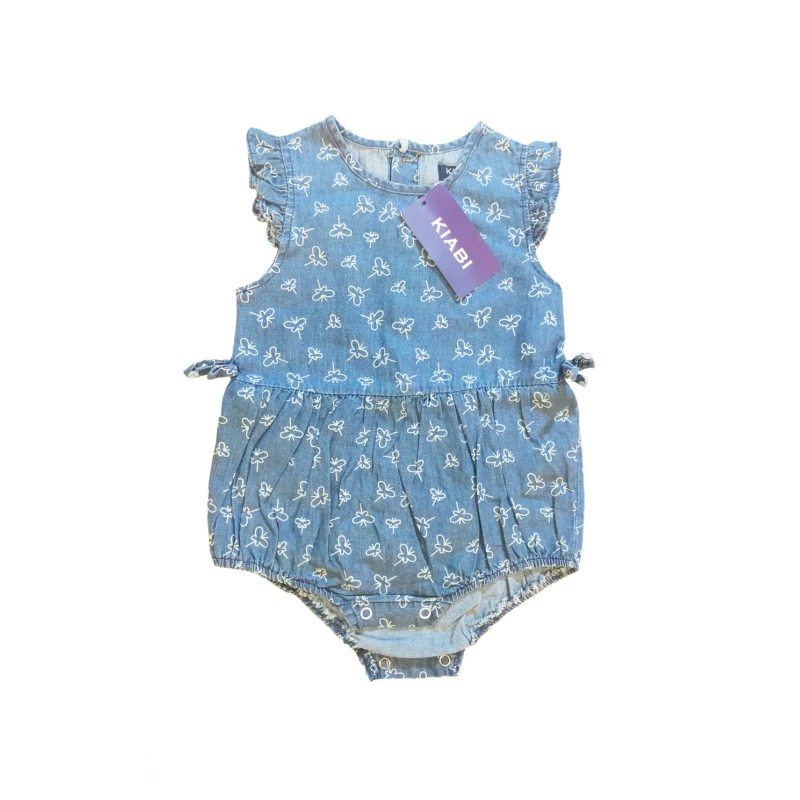 Kiabi Girls' Overalls Butterfly, 12-18 Months