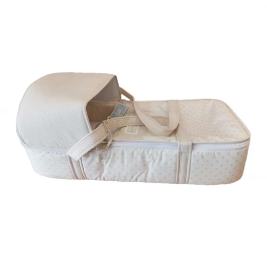 Cambrass Carry Cot Hood Foam Star Beige 70X36 cm