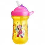 The First Years Flip-Top Straw Cup for Toddlers, Disney Minnie Mouse, 10 Ounce - ذا فيرست ييرز