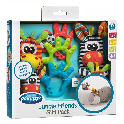 Playgro Baby Toy Jungle Friends Gift Pack - بلاي جرو - Image 5