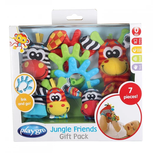 Playgro Baby Toy Jungle Friends Gift Pack - بلاي جرو - Image 4