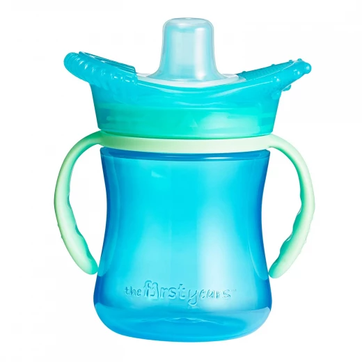 The First Years Teethe Around Sensory Trainer Sippy Cup, Blue The First Years Teethe Around Sensory Trainer Sippy Cup, Blue