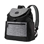 JJ Cole Mezona Cinch Top Backpack Diaper Bag Asphalt, Black - JJ Cole