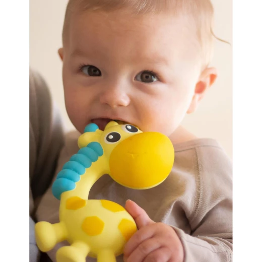 Playgro Squeak and Soothe Natural Teether - بلاي جرو - Image 4
