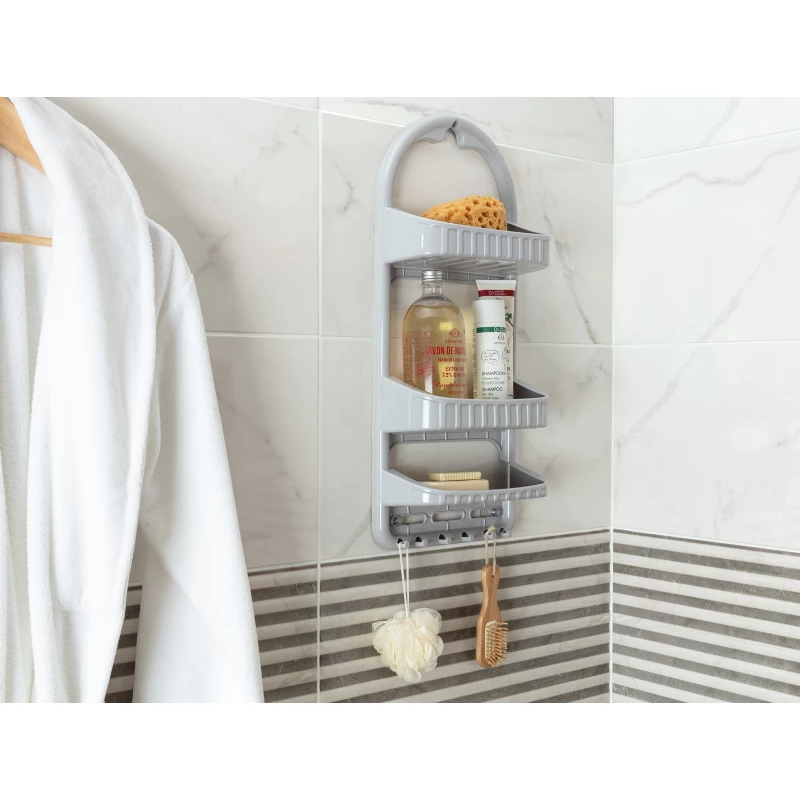 Leonda Bathroom Hanger - Grey - مدام كوكو