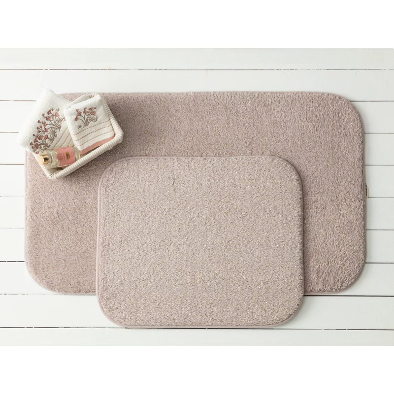 Madame Coco Acel 2-Bath Mat Set - Baby pink - مدام كوكو