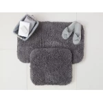 Madame Coco Shepp Bath Mats - Grey - مدام كوكو