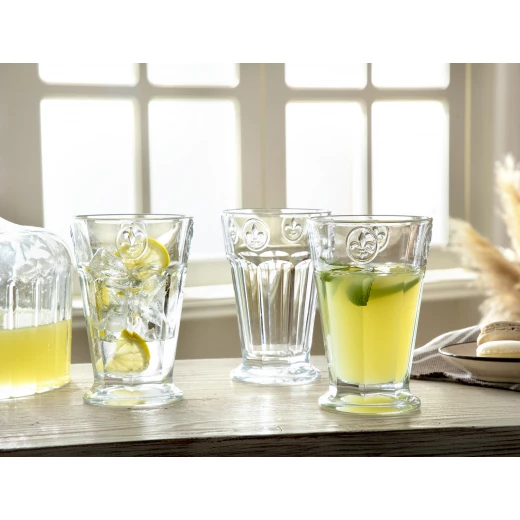 Madame Coco Florentine 4-Piece Beverage Glass Set 260 ml Madame Coco Florentine 4-Piece Beverage Glass Set 260 ml