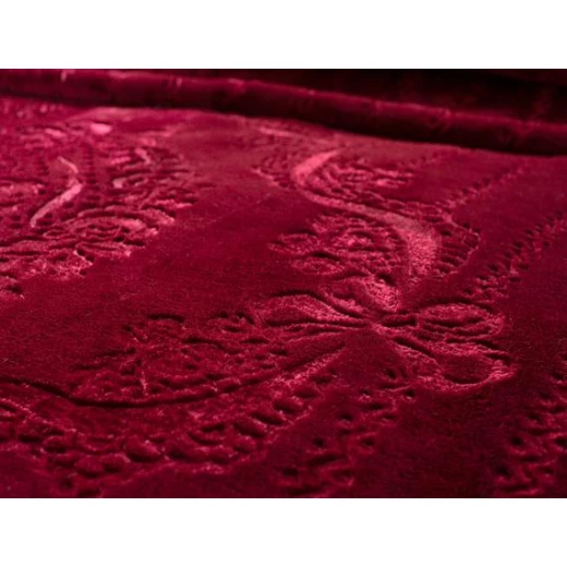 Madame Coco Oisemont Double Emboss Blanket - Red - مدام كوكو - Image 2